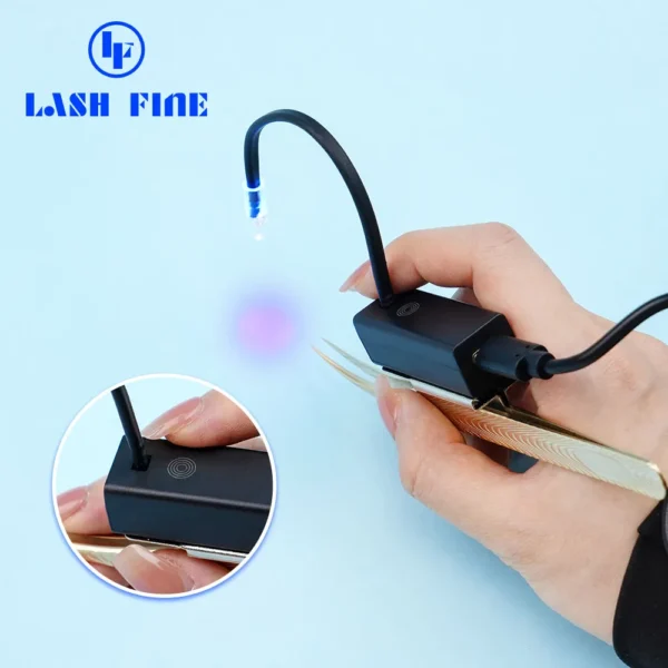 UV LED Tweezer Lamp for Eyelash Extensions - Image 2