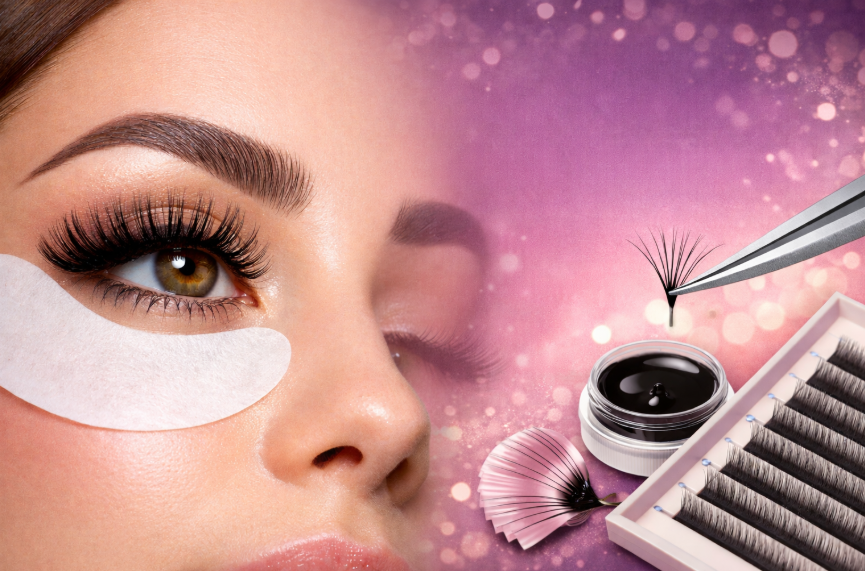 Easy Fanning Eyelash Extensions